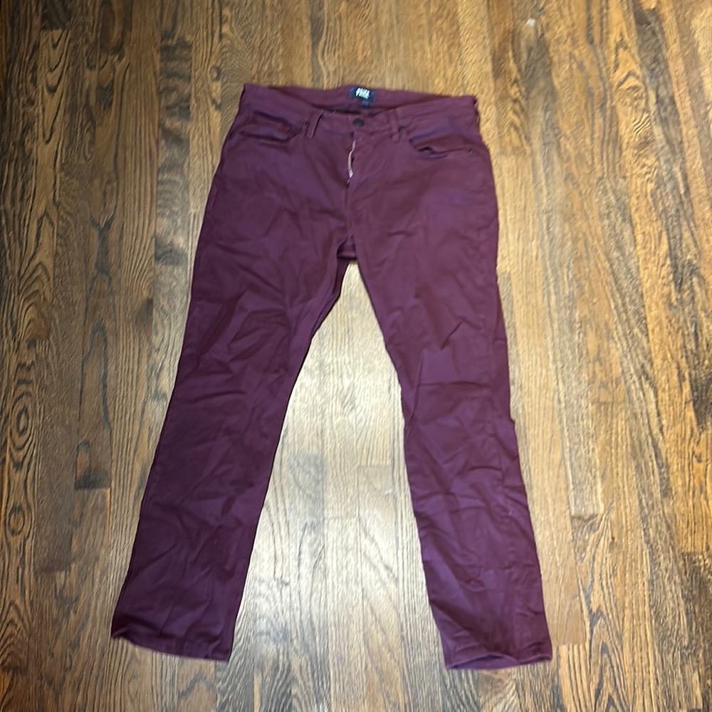 Paige burgundy pants